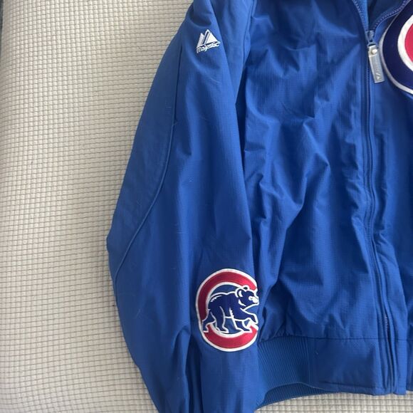 Chicago Cubs Majestic Vintage MLB Full-Zip Jacket Men’s Medium - Picture 4 of 5